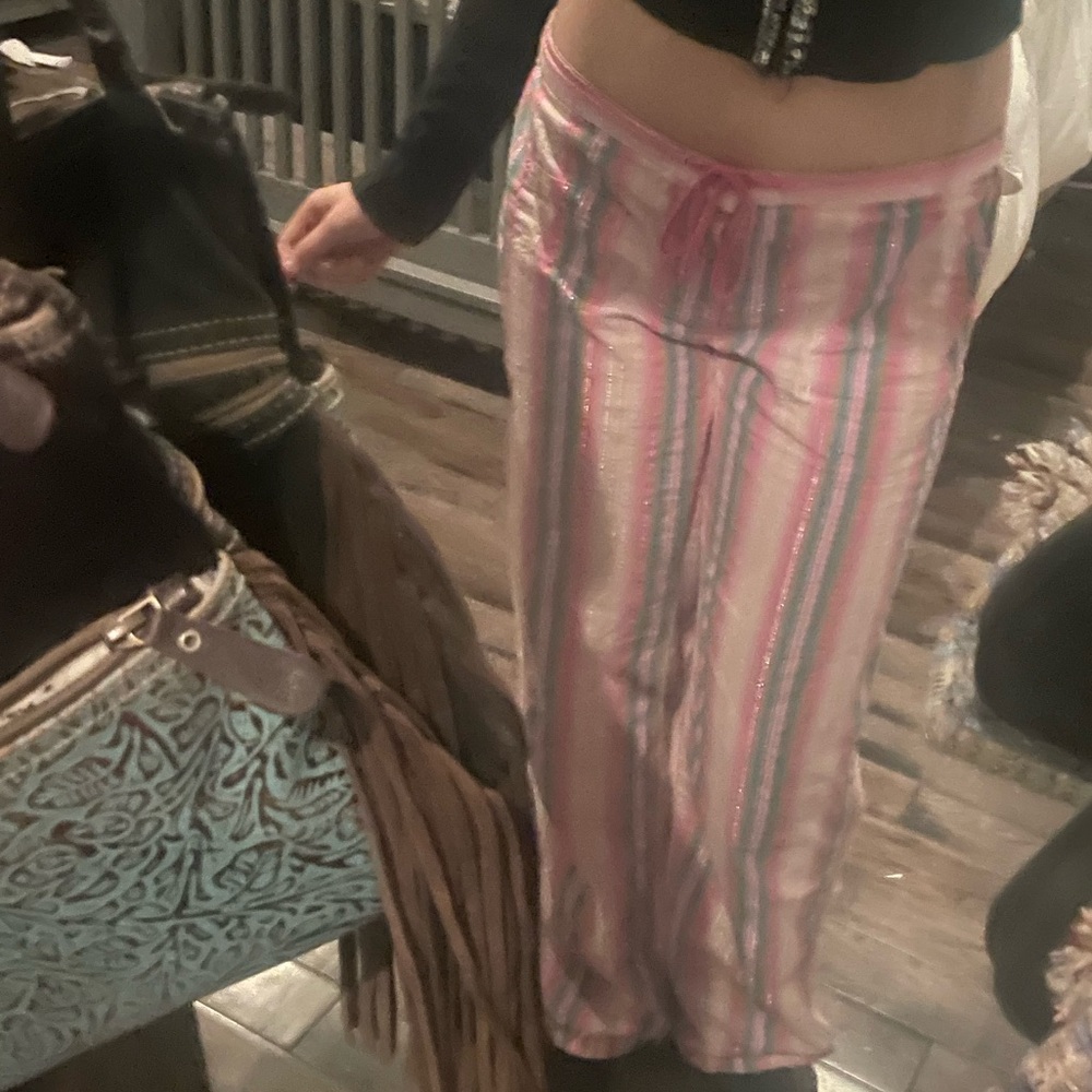 PINK Victoria's Secret Multicolor Striped Shorts